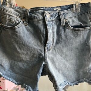 Seven7 Light Blue Jean Shorts